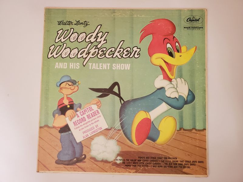 Walter Lantz Woody Woodpecker and His Talent Show vinyl record